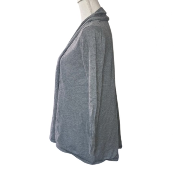 ZARA KNIT Gray Open Front Cardigan long sleeve Womens medium - Picture 5 of 5